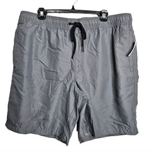 Amazon Essentials Men's Gray Swim Trunks Swim Shorts NWT Size XL